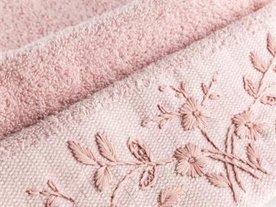 Allure Rosa ХАВЛИЯ ЗА ЛИЦЕ Бродирани 50x80 cm Powder Pink.