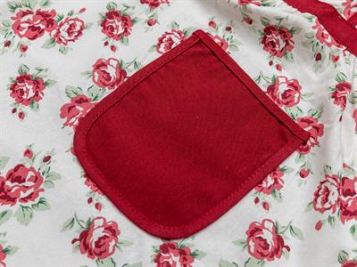 Allure Rosa КУХНЕНСКА ПРЕСТИЛКА Отпечатано 90x90 cm Claret Red