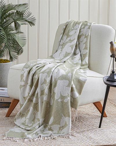 Aloha Шал За Кресло Тъмно Зелено, 130 X 170 Cm