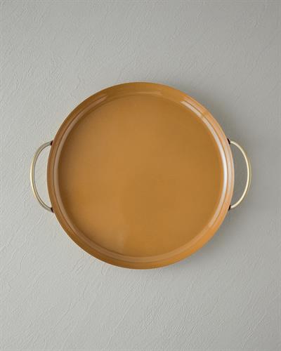 Aloha Metal Decorative Tray Orange,