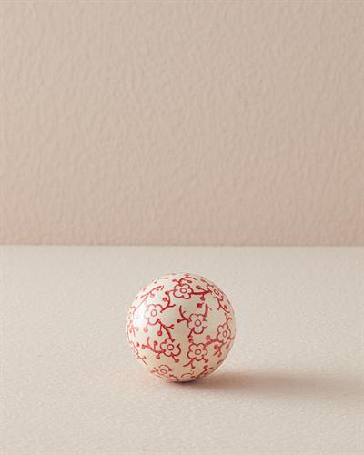 Aloha Test Декоративен Предмет Порцелан, Червено, 6 Cm