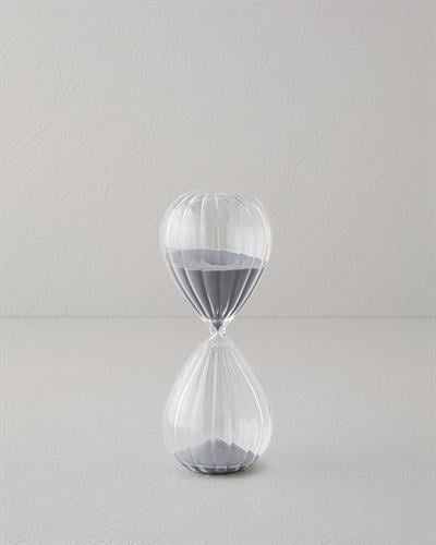 Alonza Пясъчен Часовник 20 см Сребърен.