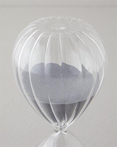 Alonza Пясъчен Часовник 20 см Сребърен.