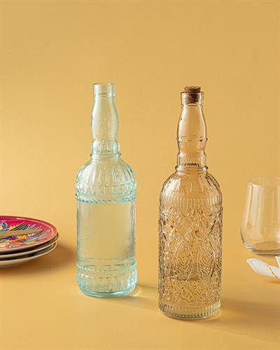 Alpins Glass Bottle 720 ml Turquoise