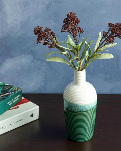 Alvın Ваза 10x10x11 cm Зелен