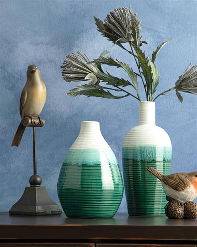 Alvın Ваза 10x10x11 cm Зелен