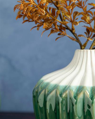 Alvın Ваза 17x17x16 см Зелен