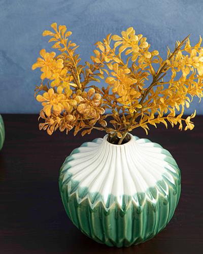 Alvın Ваза 17x17x16 см Зелен