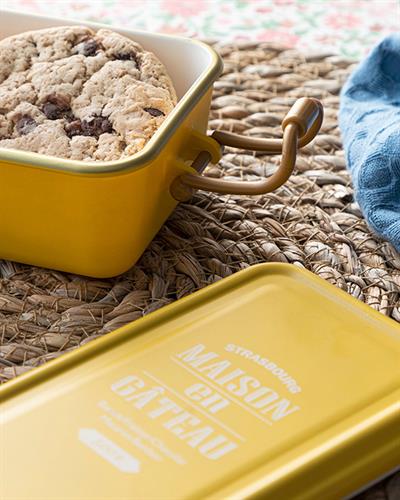 Alya Plastic Lunch Box 18x10x6,5 cm Mustard