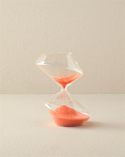 Alyssa Пясъчен Часовник 10,4x16,3 см Оранжев