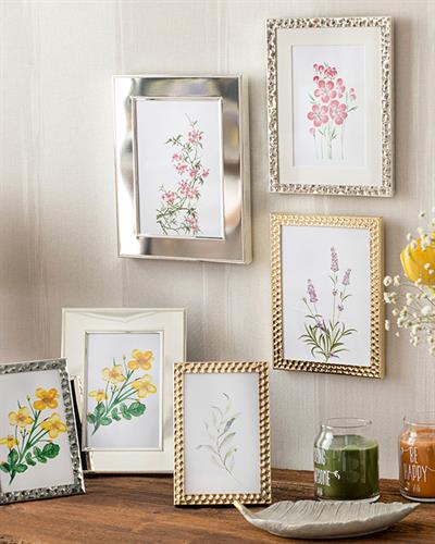 Alyssa Рамка 13x18 см Сребърен.