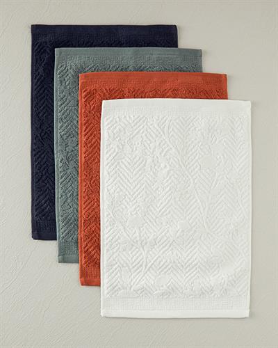 Alyssa Кърпа За Ръце Жакардов Памучен 30x45 см Черен