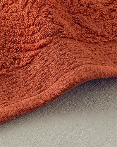 Alyssa Кърпа За Лице Жакардов Памучен 50x80 см Керемиден