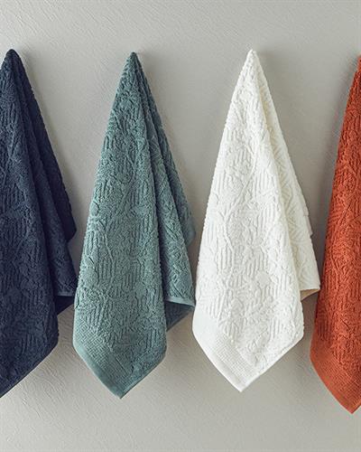 Alyssa Кърпа За Лице Жакардов Памучен 50x80 см Екрю