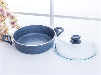 Amanda ТЕНДЖЕРА Плитка гранитна със стъклен капак Гранит 26 cm Gray