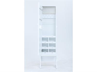 Amanda With Mirror Jewellery Cabinet White