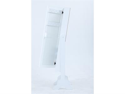 Amanda With Mirror Jewellery Cabinet White