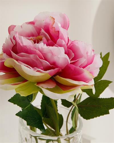 Amaranthus Изкуствено Цвете Един Стрък Плат 48 см Тъмнорозов