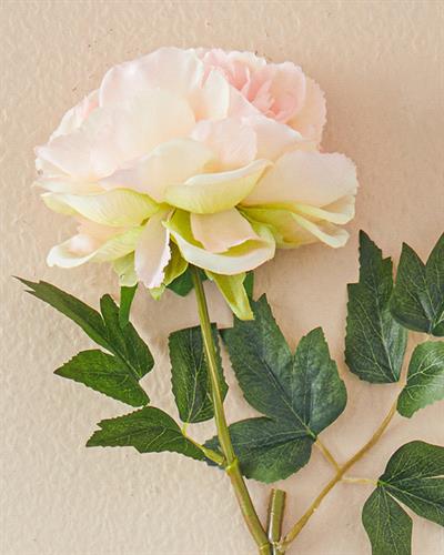 Amaranthus Изкуствено Цвете Един Стрък Плат 48 см Кремав