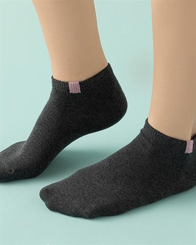 Amor Чорапи Дамски 5 Бр., Памучен Полиестер, Синьо-Сиво, 36-40