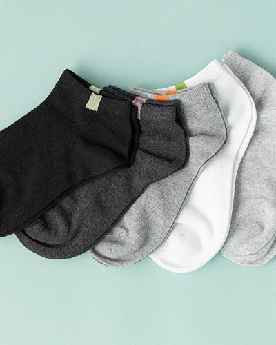 Amor Чорапи Дамски 5 Бр., Памучен Полиестер, Синьо-Сиво, 36-40