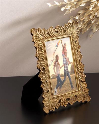 Ancıent Рамка Полирезин 17x22x1 см Златен