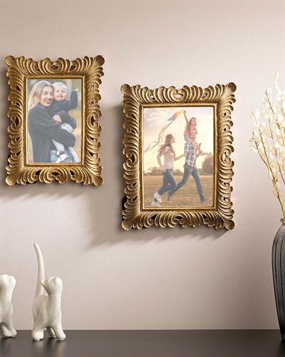 Ancıent Рамка Полирезин 20X2X25 см Златен