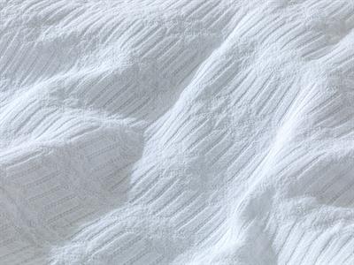 Ancient Diamond Спален Комплект Двоен Релефен жакард 200x220 см Бял