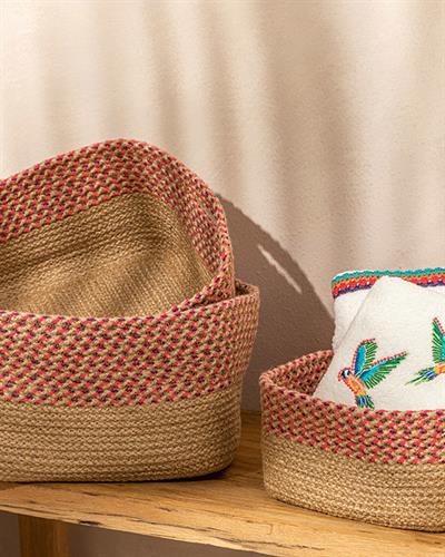 Andora Кошница -, Розово, 25 X 12 Cm