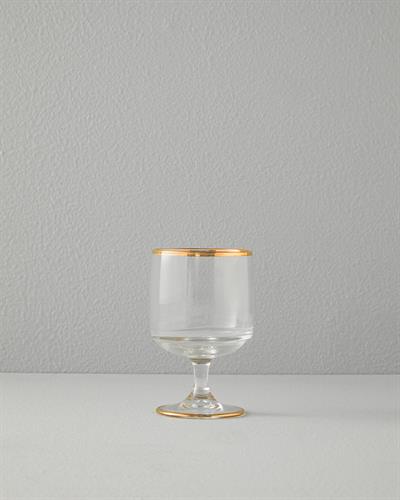 Andrea Чаша 3 бр. Стъкло 300 мл Златен