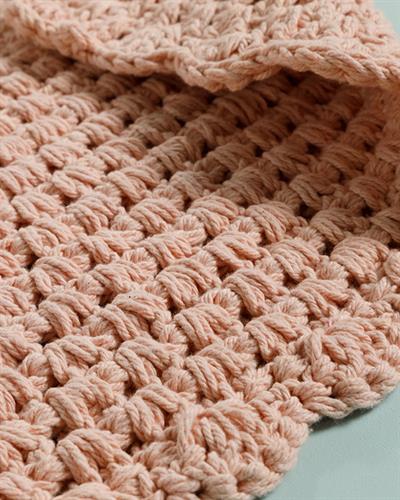 Andrea Постелка За Баня Памучен 60x90 см Светлорозов..