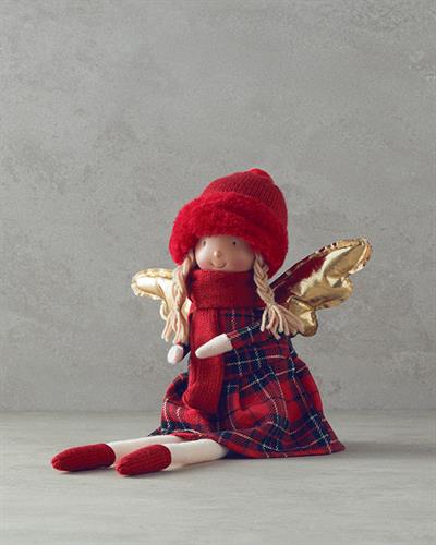Angel Decorative Object Red