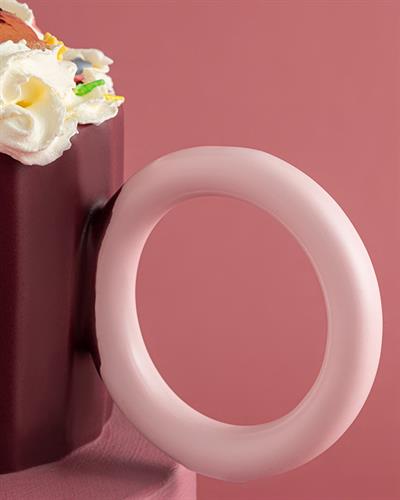 Angled Чаша New Bone China, Бордо Червено, 260 Ml