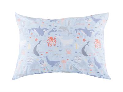 Anımals Детска Калъфка За Възглавница 2 бр. Памучен 50x70 см Син