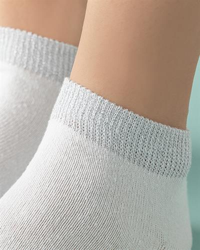 Anna Чорапи Дамски 2 Бр., Памучен Полиестер, Сиво-Бяло, 36-40