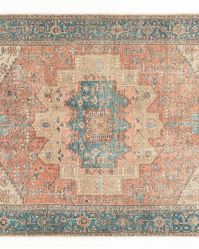 Ansia Декоративен Килим Жакардов 160x230 см Кафяв - Син