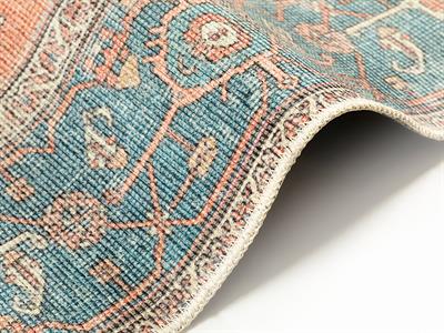 Ansia Декоративен Килим Жакард, Кафяво-Синьо, 80 X 150 Cm