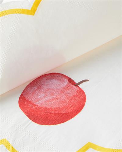 Apple Paper 20 pcs Napkin 33x33 cm Red