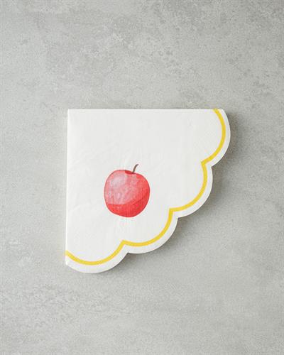 Apple Paper 20 pcs Napkin 33x33 cm Red