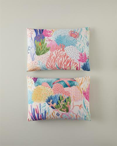 Калъфка За Възглавница 2 бр. Мек памук с дигитална щампа 50x70 cm Розов