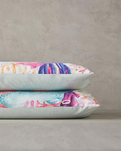 Калъфка За Възглавница 2 бр. Мек памук с дигитална щампа 50x70 cm Розов