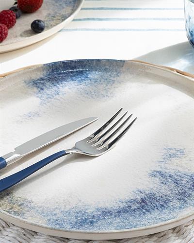 Aqua Sense Подложна Чиния За Сервиране Керамика 28 см Син