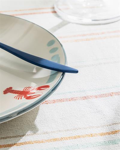 Aquatic Lobster Porcelain Cake Plate 21 cm Light Blue