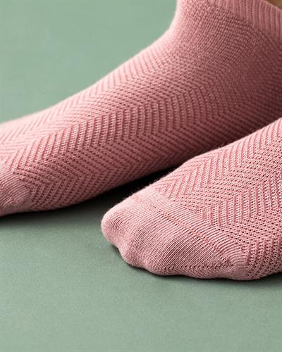 Arbre Чорапи До Глезена Дамски, Памучен, Розово, 36-40