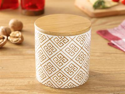 Arctic Folks КУТИЯ ЗА СЪХРАНЕНИЕ Единичен Керамичен 11 cm Salmon