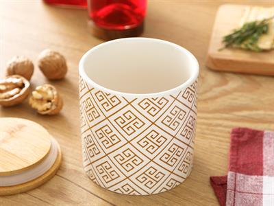 Arctic Folks КУТИЯ ЗА СЪХРАНЕНИЕ Единичен Керамичен 11 cm Salmon