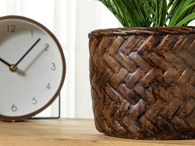 Areca Изкуствено Цвете Във Ваза Зелено, 16 X 56 Cm