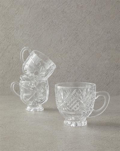 Areca Glass 2 Set Cup 160 ml Transparent