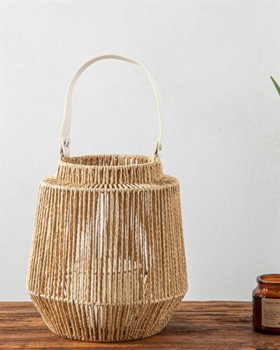 Aria Lantern 24,8x24,8x25,3 cm Brown