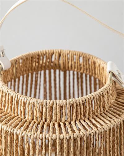 Aria Lantern 24,8x24,8x25,3 cm Brown